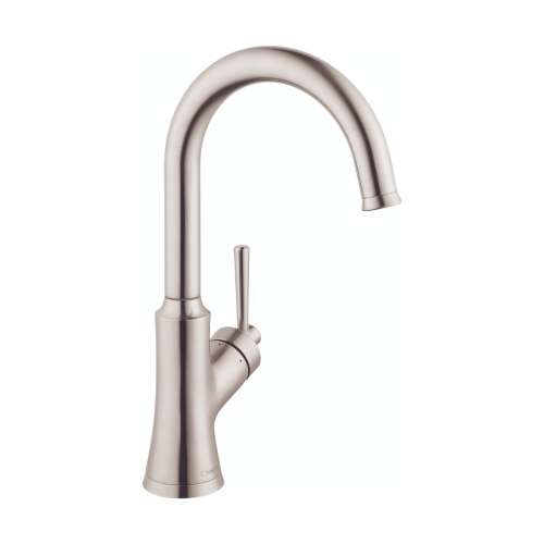Hansgrohe Joleena Bar Faucet, 1.5 Gpm In Stainless Steel Optic, 4795800