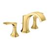Hansgrohe Locarno Widespread Faucet 110 With Pop-Up Drain, 1.2 Gpm In Brushed Gold Optic, 4813250