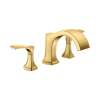 Hansgrohe Locarno 3-Hole Roman Tub Set Trim In Brushed Gold Optic, 4816250