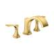 Hansgrohe Locarno 3-Hole Roman Tub Set Trim In Brushed Gold Optic, 4816250