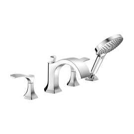Hansgrohe Locarno 4-Hole Roman Tub Set Trim With 1.75 Gpm Handshower