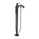 Hansgrohe Locarno Freestanding Tub Filler Trim With 1.75 Gpm Handshower In Matte Black, 4818670