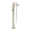 Hansgrohe Locarno Freestanding Tub Filler Trim With 1.75 Gpm Handshower In Brushed Nickel, 4818820