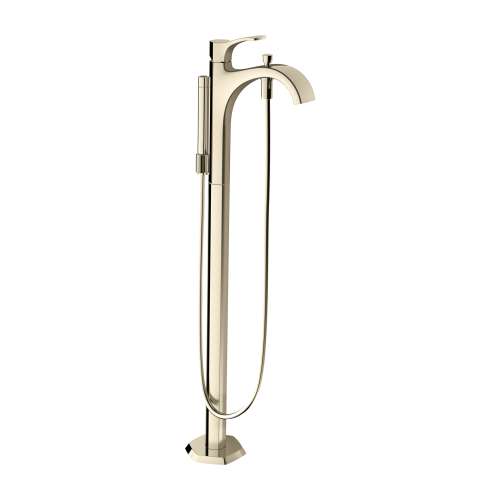 Hansgrohe Locarno Freestanding Tub Filler Trim With 1.75 Gpm Handshower In Brushed Nickel, 4818820