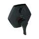 Hansgrohe Locarno Thermostatic Trim With Volume Control And Diverter In Matte Black, 4820670
