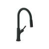 Hansgrohe Locarno Higharc Kitchen Faucet, 2-Spray Pull-Down With Sbox, 1.75 Gpm In Matte Black, 4827670
