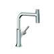Hansgrohe Locarno Higharc Kitchen Faucet, 2-Spray Pull-Out With Sbox, 1.75 Gpm In Chrome, 4828000