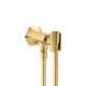 Hansgrohe Locarno Handshower Holder With Outlet In Brushed Gold Optic, 4831250