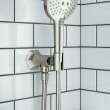 Hansgrohe Locarno Handshower Holder With Outlet In Polished Nickel, 4831830