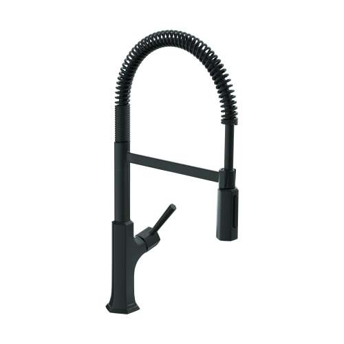 Hansgrohe Locarno Semi-Pro Kitchen Faucet, 2-Spray, 1.75 Gpm In Matte Black, 4851670
