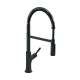 Hansgrohe Locarno Semi-Pro Kitchen Faucet, 2-Spray, 1.75 Gpm In Matte Black, 4851670