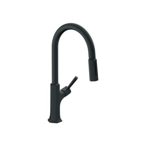 Hansgrohe Locarno Higharc Kitchen Faucet, 2-Spray Pull-Down, 1.75 Gpm In Matte Black, 4852670