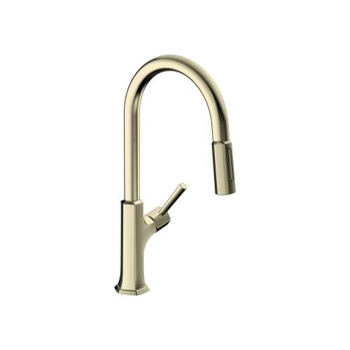 Hansgrohe Locarno Higharc Kitchen Faucet, 2-Spray Pull-Down, 1.75 Gpm In Polished Nickel, 4852830