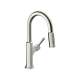 Hansgrohe Locarno Prep Kitchen Faucet, 2-Spray Pull-Down, 1.75 Gpm In Stainless Steel Optic, 4853800