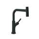 Hansgrohe Locarno Higharc Kitchen Faucet, 2-Spray Pull-Out, 1.75 Gpm In Matte Black, 4855670