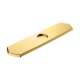 Hansgrohe Locarno Base Plate For Single-Hole Kitchen Faucets, 10" In Brushed Gold Optic, 4856250