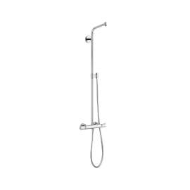 Hansgrohe Crometta Showerpipe Without Shower Components In Chrome, 4868000