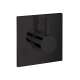 Hansgrohe Ecostat Diverter Trim Square Trio/Quattro In Matte Black, 4880670