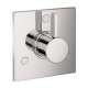Hansgrohe Ecostat Diverter Trim Square Trio/Quattro In Brushed Nickel, 4880820
