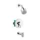 Hansgrohe Clubmaster Pressure Balance Tub/Shower Set With Rough, 2.5 Gpm In Chrome, 4906000