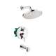 Hansgrohe Croma Pressure Balance Tub/Shower Set With Rough, 2.0 Gpm In Chrome, 4908000