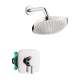 Hansgrohe Croma Select E Pressure Balance Shower Set With Rough, 2.0 Gpm In Chrome, 4911000