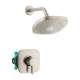 Hansgrohe Croma Select E Pressure Balance Shower Set With Rough, 2.0 Gpm In Brushed Nickel, 4911820