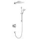 Hansgrohe Raindance E Thermostatic Showerhead/Wallbar Set With Rough, 2.0 Gpm In Chrome, 4914000