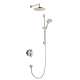 Hansgrohe Raindance S Thermostatic Showerhead/Wallbar Set With Rough, 2.5 Gpm In Brushed Nickel, 4915820