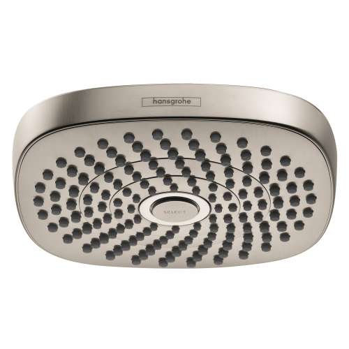 Hansgrohe Croma Select E Showerhead 180 2-Jet, 2.5 Gpm In Brushed Nickel, 4925820