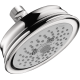 Hansgrohe Croma 100 Classic Showerhead 3-Jet, 1.5 Gpm In Chrome, 4930000