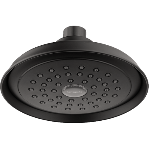Hansgrohe Joleena Showerhead 150 1-Jet, 2.5 Gpm In Matte Black, 4933670