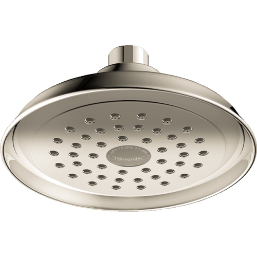 Hansgrohe Joleena Showerhead 150 1-Jet, 2.5 Gpm In Polished Nickel, 4933830