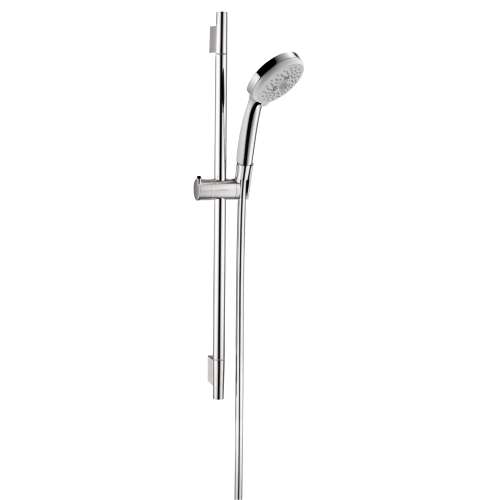 Hansgrohe Croma 100 Wallbar Set 3-Jet, 2.5 Gpm In Chrome, 4945000