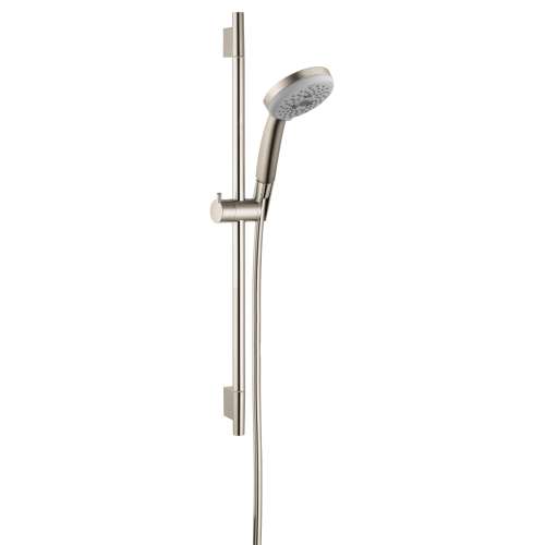 Hansgrohe Croma 100 Wallbar Set 3-Jet, 2.5 Gpm In Brushed Nickel, 4945820