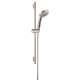 Hansgrohe Croma 100 Wallbar Set 3-Jet, 1.75 Gpm In Brushed Nickel, 4946820