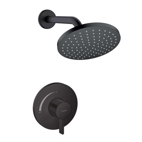 Hansgrohe Vernis Blend Pressure Balance Shower Set, 1.5 Gpm In Matte Black, 4954670