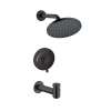 Hansgrohe Vernis Blend Pressure Balance Tub/Shower Set, 2.5 Gpm In Matte Black, 4955670