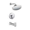 Hansgrohe Vernis Blend Pressure Balance Tub/Shower Set, 1.75 Gpm In Chrome, 4956000