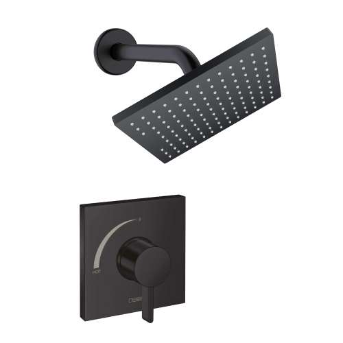 Hansgrohe Vernis Blend Pressure Balance Shower Set, 2.5 Gpm In Matte Black, 4958670