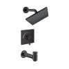 Hansgrohe Vernis Blend Pressure Balance Tub/Shower Set, 1.5 Gpm In Matte Black, 4963670