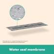 Hansgrohe Raindrain Rock Trim Flex 39 3/8