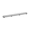 Hansgrohe Raindrain Match Trim Zero/ Tile 31 1/2" With Height Adjustable Frame In Brushed Stainless Steel, 56038801