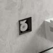 Hansgrohe Xtrastoris Original Recessed Toilet Paper Holder With Storage & Tileable Door In Matte Black, 56058670