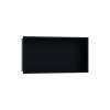 Hansgrohe Xtrastoris Original Wall Niche With Integrated Frame 12"X 24"X 4" In Matte Black, 56064670