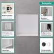 Hansgrohe Xtrastoris Minimalistic Wall Niche With Open Frame 12