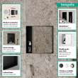 Hansgrohe Xtrastoris Rock Wall Niche With Tileable Door 12