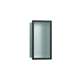 Hansgrohe Xtrastoris Individual Wall Niche Brushed Stainless Steel With Design Frame 12"X 6"X 4" In Brushed Black Chrome, 56094340