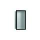 Hansgrohe Xtrastoris Individual Wall Niche Brushed Stainless Steel With Design Frame 12"X 6"X 4" In Matte Black, 56094670