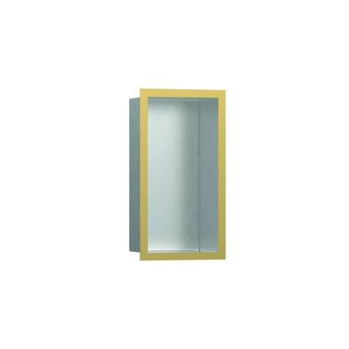 Hansgrohe Xtrastoris Individual Wall Niche Brushed Stainless Steel With Design Frame 12